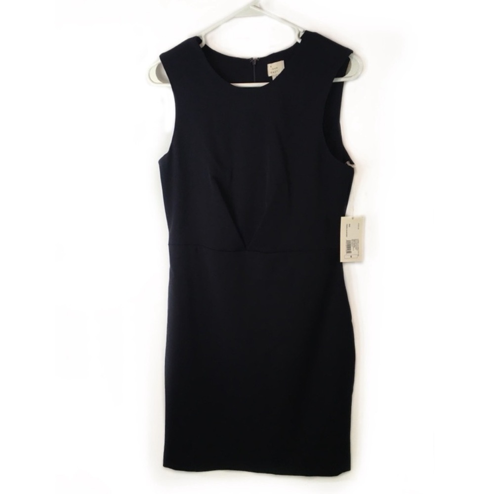 A New Day Bi-Stretch Sleeveless Fitted Body Con Fitted Short Dress Blue Size 6 - Picture 4 of 13